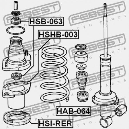 Rulment Amortizor Spate Honda CR-V RD5 2002-2006 EU 52631-S5A-004