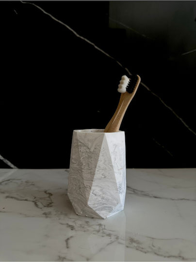 SteweHome Decorative Vase Concrete Grey 10x10xH11cm