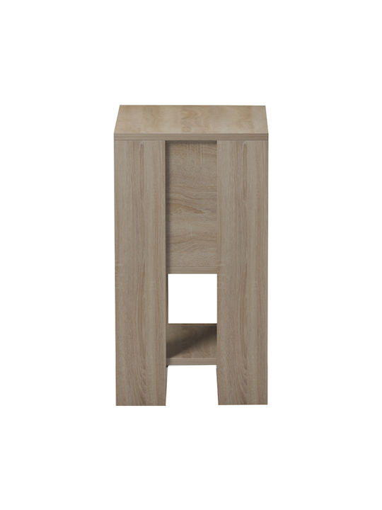 Κομοδίνο Argus Ξύλινο Μπεζ 30x30x55cm