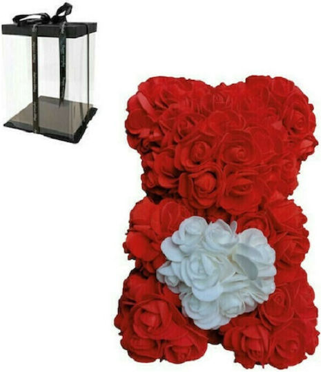 Rose Teddy Bear Artificial Roses White Heart Rose Petals Box Red 20cm Oem Rose Teddy Bear Artificial Roses White Heart Rose Petals Box Red 20cm Oem