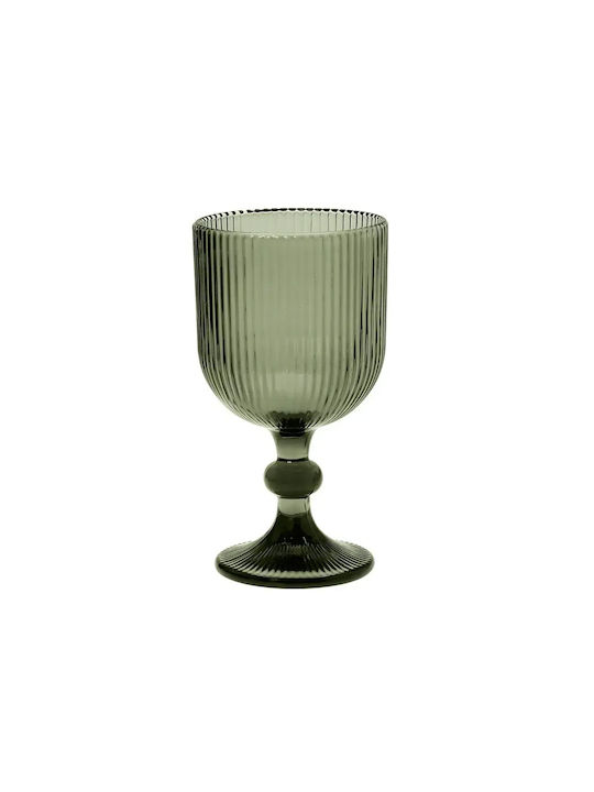 Cryspo Trio Noris Smoke Water / Whiskey Glass Set in Green Colour Goblet 350ml 24 Pieces