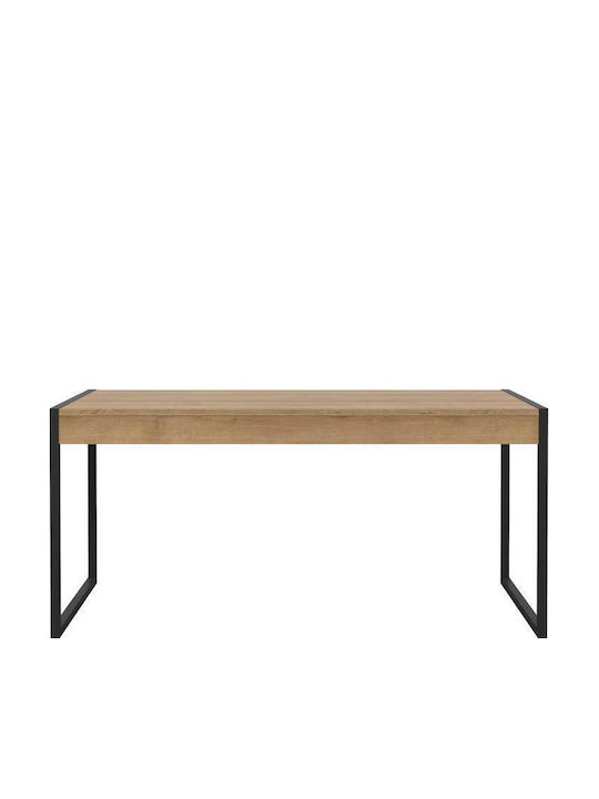 Τραπέζι Τραπεζαρίας Μεταλλικό Riviera Oak 166x90x77εκ.
