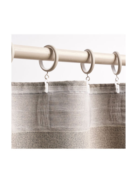 Gofis Home Vorhang mit Bleistiftfalten Beige Beige 509x295cm