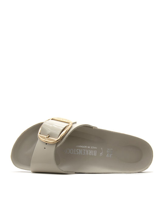 Madrid Кожени Дамски сандали Бежови Narrow Fit