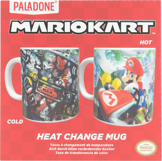 Paladone Mario Kart Heat Change Κούπα Κεραμική