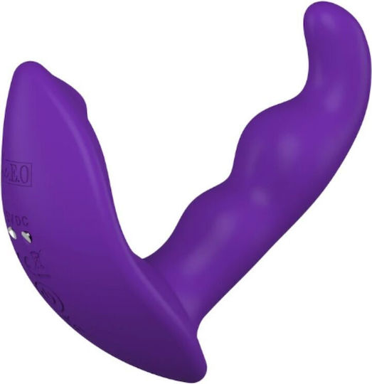 She.e.o Drehbare Anal Plug mit Kabelloser Funktion und Vibration Set Lila