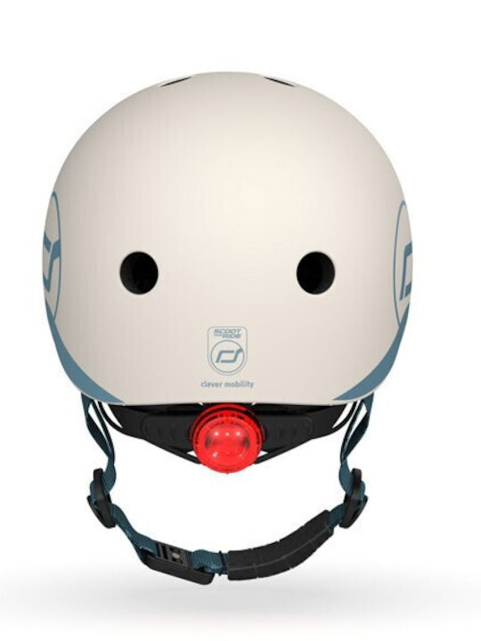 Helmet Kids' City Bike Helmet Grey