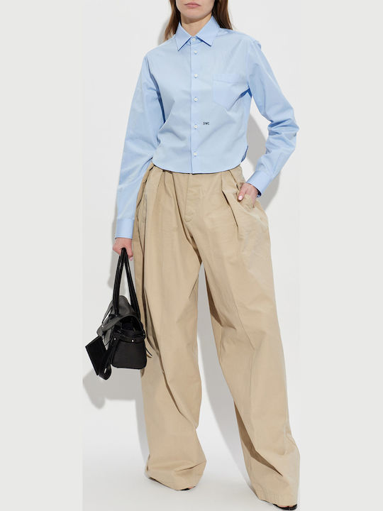 Damen Stoffhose Beige