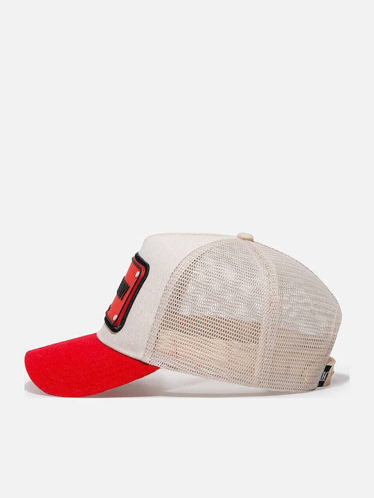 Sugardaddy Beige-Red Hat Rubber Patch John Hatter & Co
