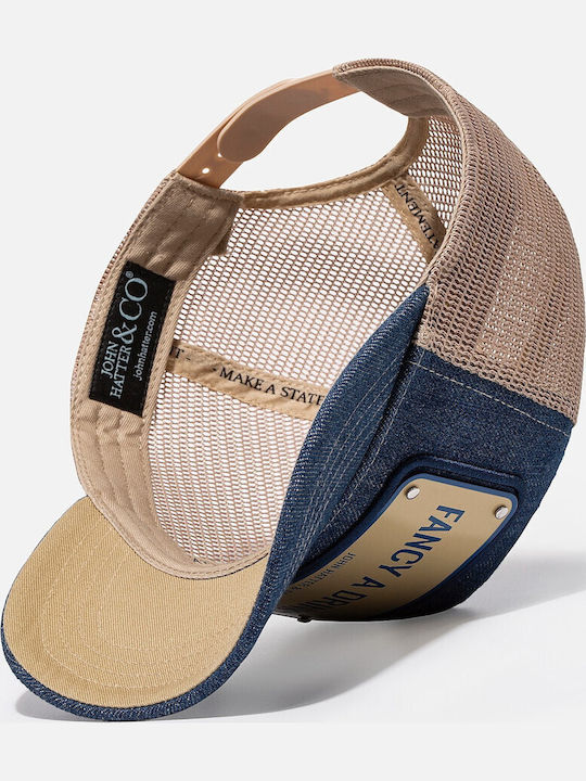 Fancy A Drink Denim Kappen Mit Metallischem Patch