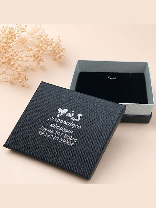 Ios Necklace Made of Silver with Zircon