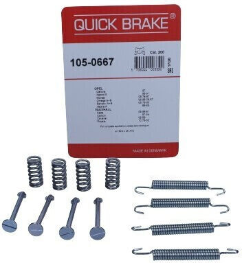 Quick Brake Opel Omega Handbremsbeläge Zurück 86 Mba667