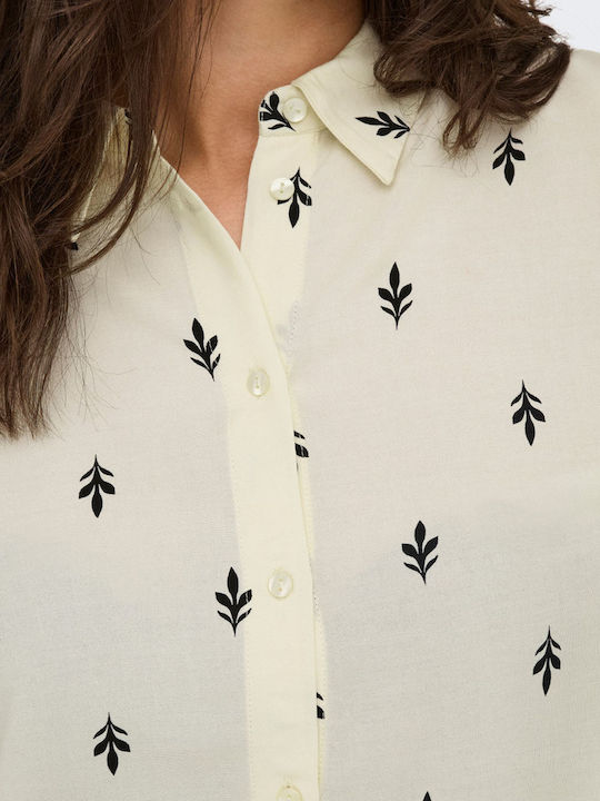 Long Sleeve Women's Shirt Beige