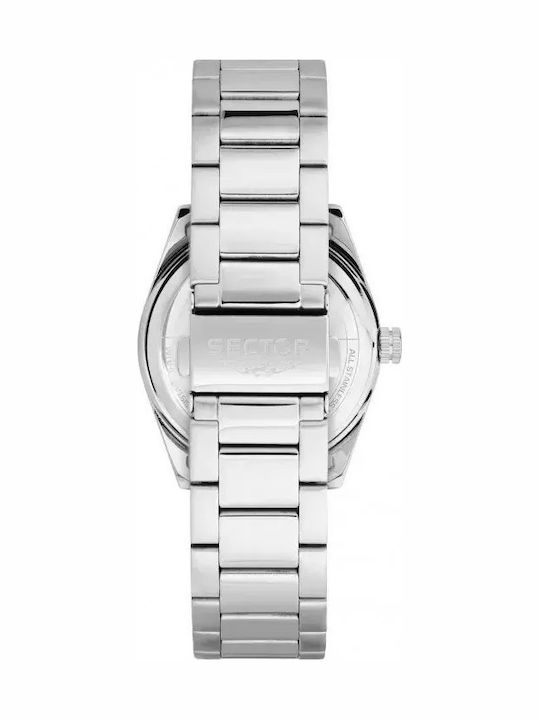 Sector Men's Watch 37mm Battery with Transparent Metal Bracelet