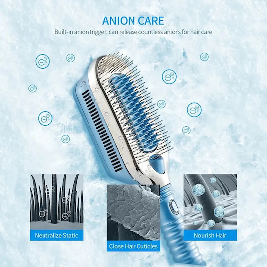 Electric Hair Brush with Air for Hair Straightening 85W