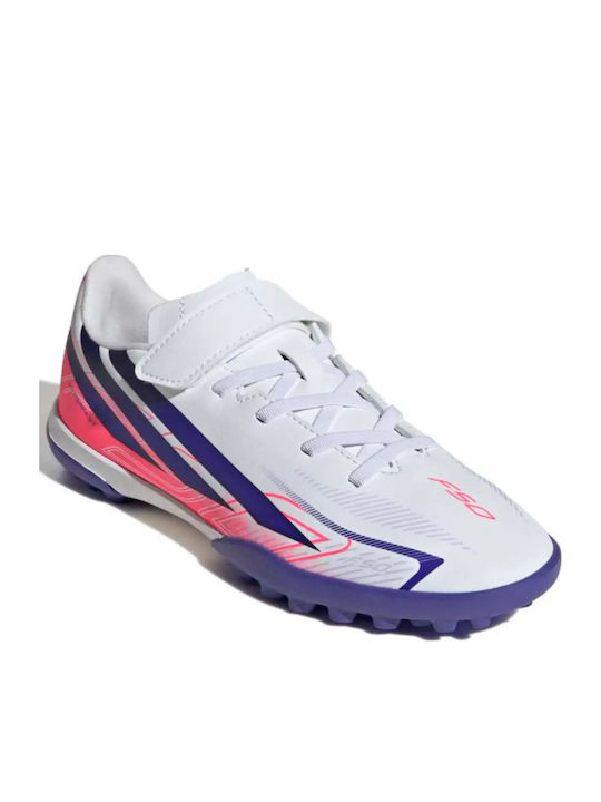 F50 Hyperfast Club TF Παιδικά Ποδοσφαιρικά Παπούτσια με Σχάρα Λευκά