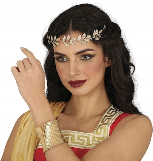 Karnevalsaccessoires Gold Armband aus Metall