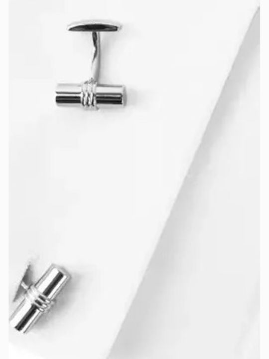 Boss Cufflinks in Silver Colour