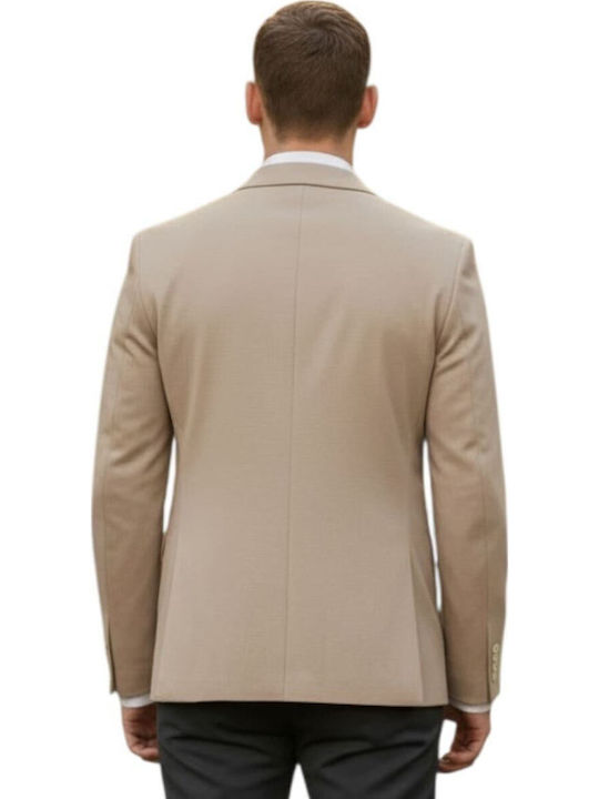 Men’s Beige Suit Jacket