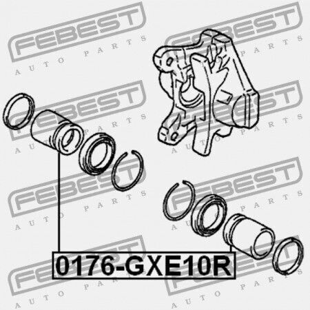 Etrier de frână spate piston retras 47731-30190