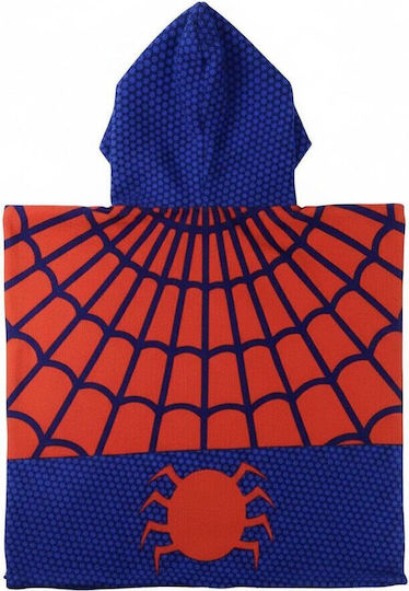 Cerda Marvel Spiderman Microfibre Poncho Beach Towel 8445484620153