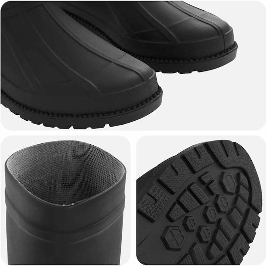 Cizme de ploaie PVC Mărimea 41 Negru 42043470 Negru