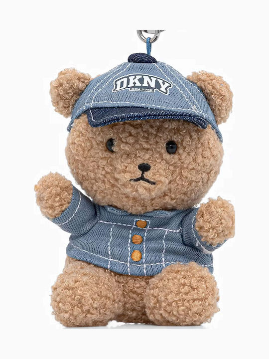 DKNY Keychain Boxed Bear Charm Denim