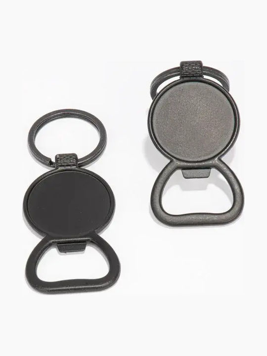 Metallic Black Opener Keychain 100 Pieces Code An-4185 Metallic Black Opener Keychain 100 Pieces Code An-4185