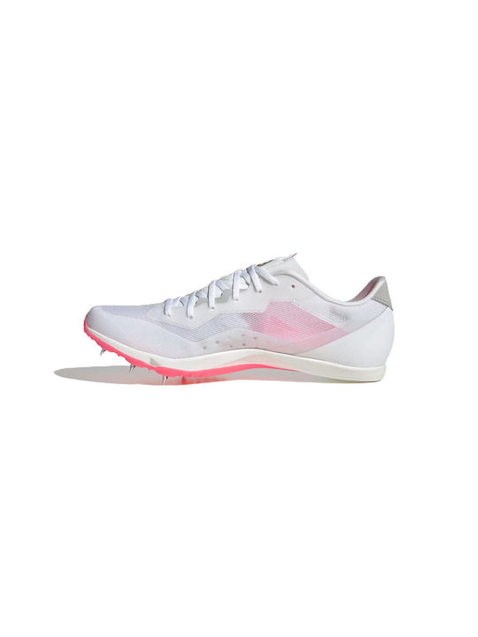 Adizero Distancestar Спортни обувки Шпайкове Cloud White