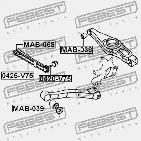 Bară Transversală Spate Sferică Mitsubishi Pajero Montero V70 2000.02-2006.12 G Xp Mr508134