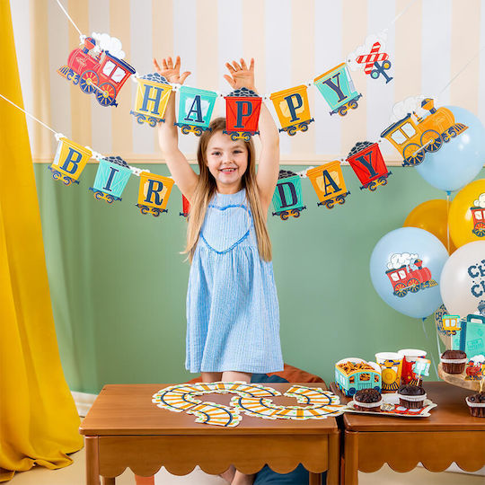 Γιρλάντα "happy Birthday" Τρένο Happy Express