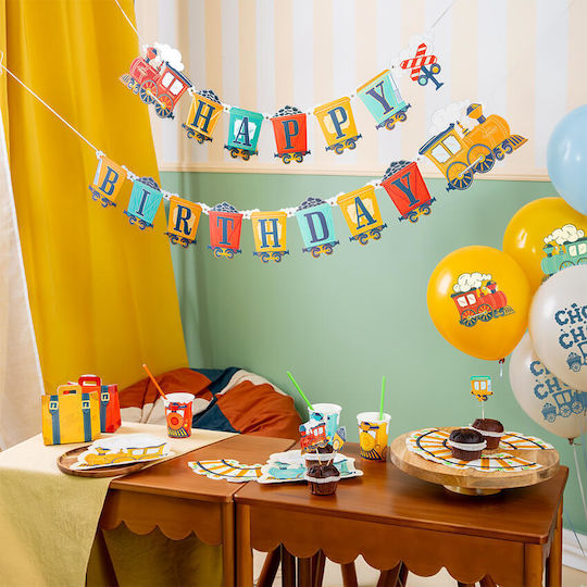 Γιρλάντα "happy Birthday" Τρένο Happy Express