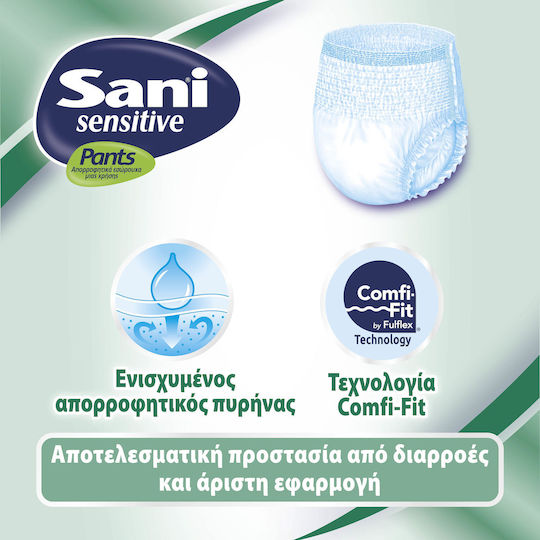 Sani Sensitive Incontinence Underwear Small 14pcs