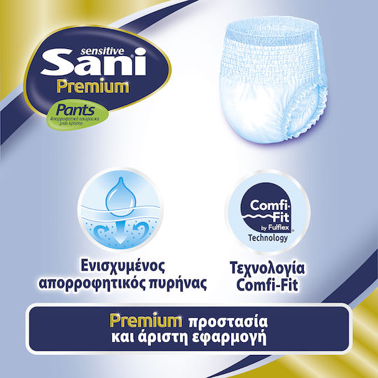 Sani Sensitive Premium Mittel in Weiß Farbe 12Stück