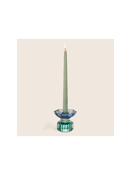 Stewehome Decorative Glass Object Multicolored 10.2x10.2x9 Cm