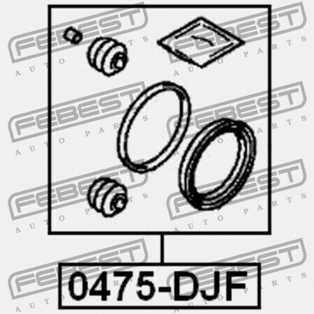 Febest Ανταλλακτικά Πόρτας Mitsubishi Galant 0475-DJF