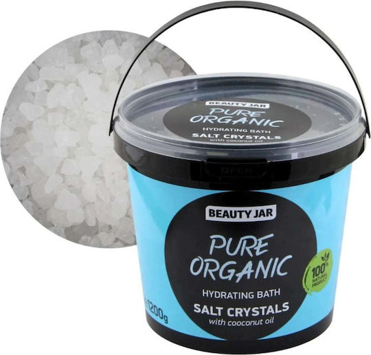 Bath Crystals Hydration Coconut Oil Pure Organic Beauty Jar 1200 G