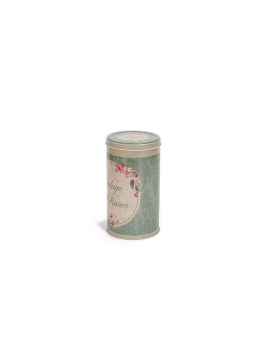 SteweHome General Use Vase with Lid Metallic White 1500ml