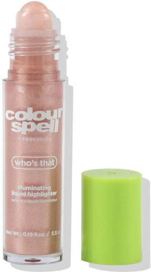 Highlighter lichid cu efect strălucitor Who's That Colour Spell de la Profusion 5.5 ml