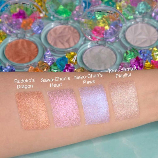 Twinkle Twinkle Highlighter Manga Collection Nuanța Sawa-chan's Heart Rude Cosmetics 4 G
