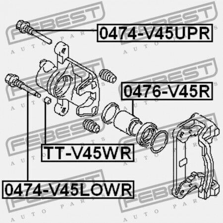 Capac Ghid Mânecă Clește Ha Mitsubishi Lancer Lancer Cedia Cs Ct 2000.03-2009.08 Jpn Mb699587