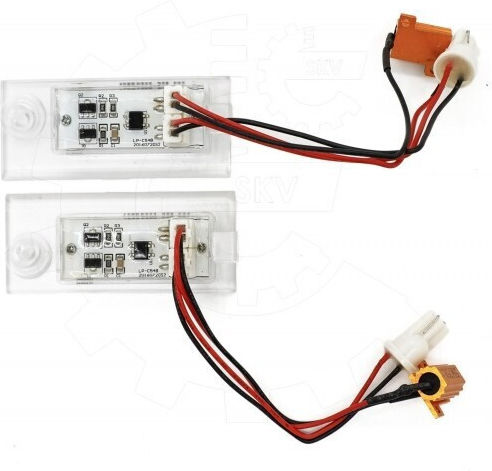 SKV License Plate Lights LED Citroen C1 Audi A6
