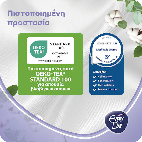 Every Day Sensitive With Cotton Mini Ultra Plus Σερβιέτες με Φτερά για Κανονική Ροή 4 Σταγόνες σε Διπλή Συσκευασία 2x9τμχ