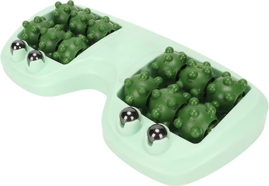Masaj cu role pentru spate și picioare verde