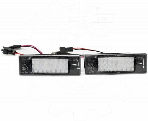 SKV Φώτα Πινακίδας LED Peugeot 1007 Citroen C3 / DS5