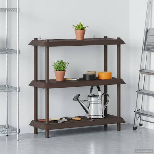 vidaXL Pflanzenständer mit Spalier Braune 100x40x96cm