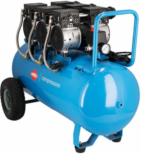 Airpress Компресор за въздух 60dB с Мощност 3hp и Автокомпресор 90lt