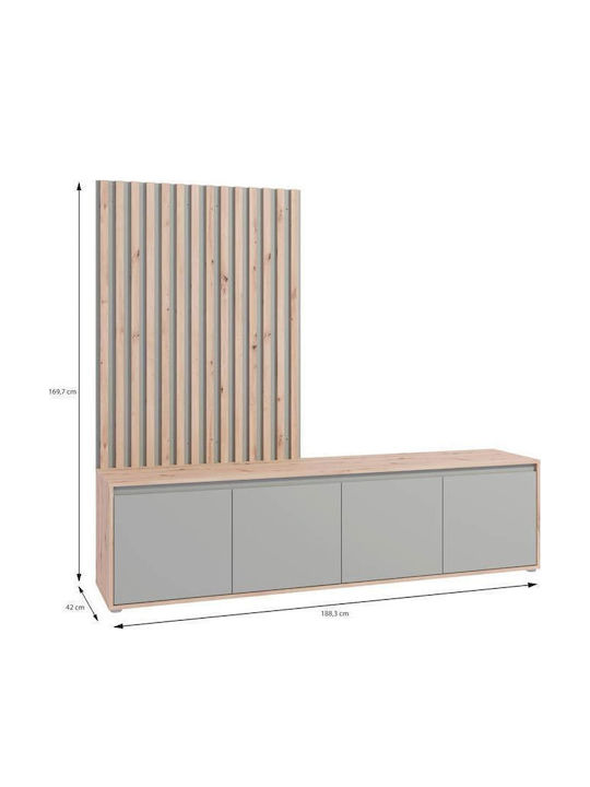 TV-Ständer Stonex Grün M189xΠ42xHöhe170cm