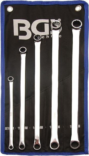 BGS Technic Σετ 5 Μονά Κλειδιά Πολύγωνα με Μηχανισμό Καστάνιας