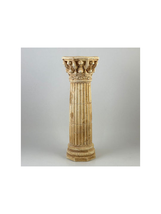 Stewehome Decorative Replacement Column Handmade Piece Brown 25x9x9 Cm
